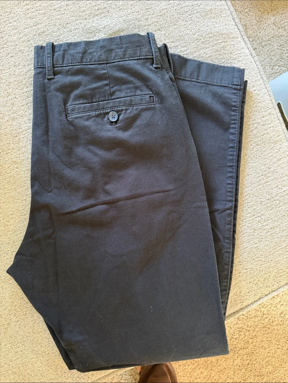 J. Crew Black Straight-Fit Chinos